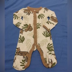 Baby Tiger Zip-up Fleece Sleep & Play Pajamas